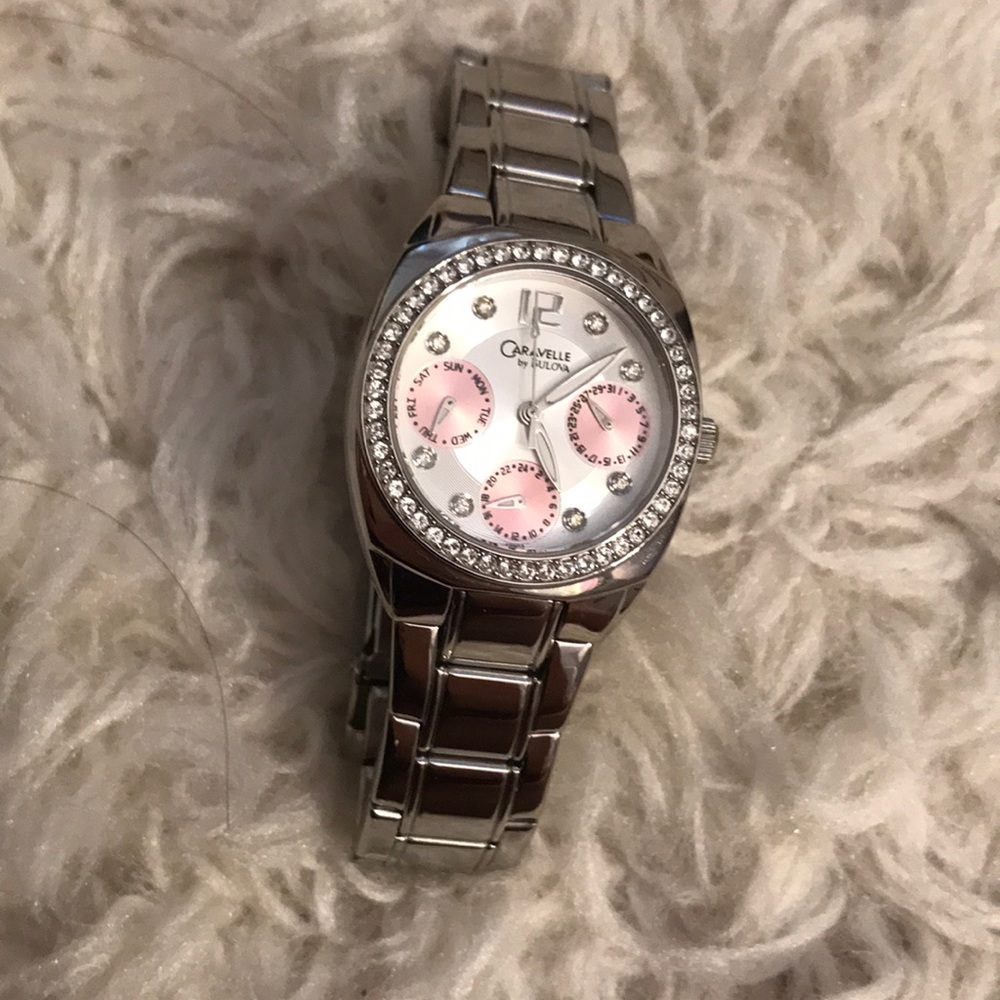 Silver Caravelle by Bulova Watch